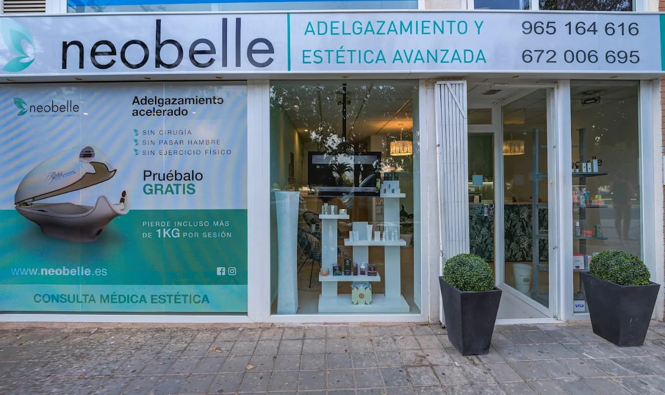 Fachada de Neobelle Adelgazamiento en Playa de San Juan, Alicante